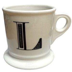Anthropologie Monogram “L” Mug